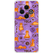 Чохол BoxFace Tecno Spark 30C Yoga Cat