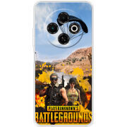 Чохол BoxFace Tecno Spark 30C Pubg parachute