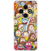 Чохол BoxFace Tecno Spark 30C Rick and Morty