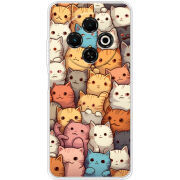 Чохол BoxFace Tecno Spark 30C Котики муркотики