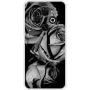 Чохол BoxFace Tecno Spark 30C Black and White Roses