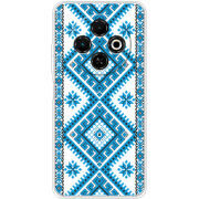 Чохол BoxFace Tecno Spark 30C Блакитний Орнамент