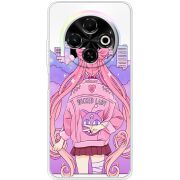 Прозорий чохол BoxFace Tecno Spark 30C Wiked Lady