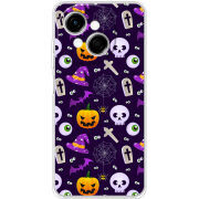 Чохол BoxFace Tecno Go 1 Halloween Purple Mood