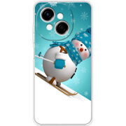 Чохол BoxFace Tecno Go 1 Skier Snowman