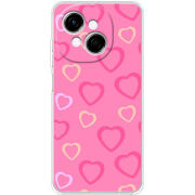 Чохол BoxFace Tecno Go 1 Sugar Hearts