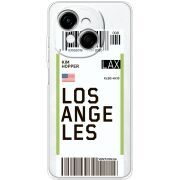 Прозорий чохол BoxFace Tecno Spark Go 1 Ticket Los Angeles