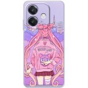 Прозорий чохол BoxFace OPPO A3x Wiked Lady