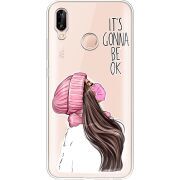 Прозрачный чехол Uprint Huawei P20 Lite It's Gonna Be OK