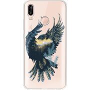 Прозрачный чехол Uprint Huawei P20 Lite Eagle