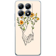 Чохол BoxFace Xiaomi 14T Pro Flower Hands