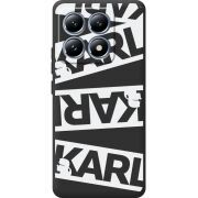 Чорний чохол BoxFace Xiaomi 14T Pro White Karl