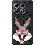 Чорний чохол BoxFace Xiaomi 14T Pro looney bunny