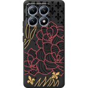 Чорний чохол BoxFace Xiaomi 14T Pro FranceFlowers