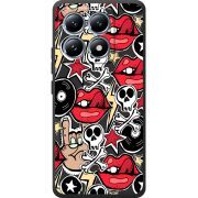 Чорний чохол BoxFace Xiaomi 14T Pro Rock Graffiti
