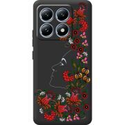 Чорний чохол BoxFace Xiaomi 14T Pro 3D Ukrainian Muse