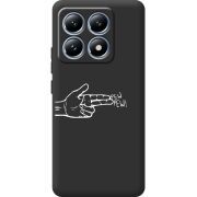 Чорний чохол BoxFace Xiaomi 14T Pro Pew Pew