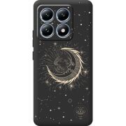 Чорний чохол BoxFace Xiaomi 14T Pro Moon