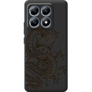 Чорний чохол BoxFace Xiaomi 14T Pro Chinese Dragon
