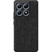 Чорний чохол BoxFace Xiaomi 14T Pro Leaves