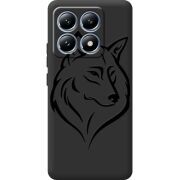 Чорний чохол BoxFace Xiaomi 14T Pro Wolf