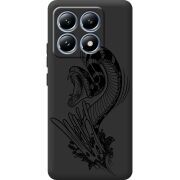 Чорний чохол BoxFace Xiaomi 14T Pro Snake