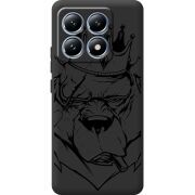Чорний чохол BoxFace Xiaomi 14T Pro Bear King