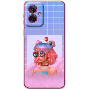 Чохол BoxFace Motorola G55 Girl in the Clouds