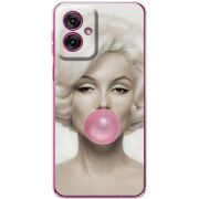 Чохол BoxFace Motorola G55 Marilyn Monroe Bubble Gum