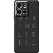 Чорний чохол BoxFace Motorola G75 Minimalistic