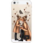 Прозрачный чехол Uprint Apple iPhone 5 / 5S / 5SE Mommy Is My BFF