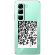 Прозорий чохол BoxFace Infinix Hot 50 Pro Blah Blah