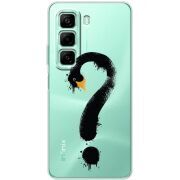 Прозорий чохол BoxFace Infinix Hot 50 Pro Swan question