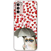 Чохол BoxFace Motorola Moto G52 Raining Hearts