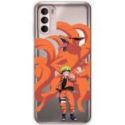 Прозорий чохол BoxFace Motorola Moto G52 Naruto and Kurama