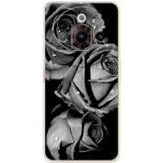 Чохол BoxFace Nubia Focus Pro 5G Black and White Roses