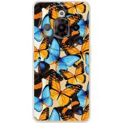 Прозорий чохол BoxFace Nubia Focus Pro 5G Butterfly Morpho