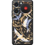 Чорний чохол BoxFace ZTE Nubia Music Ластівки