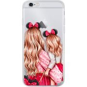 Прозрачный чехол Uprint Apple iPhone 6 / 6S Mouse Girls