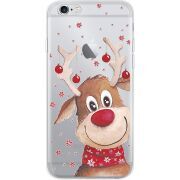Прозрачный чехол Uprint Apple iPhone 6 / 6S Winter Deer