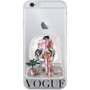 Прозрачный чехол Uprint Apple iPhone 6 / 6S VOGUE