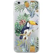 Прозрачный чехол Uprint Apple iPhone 6 / 6S Tucan