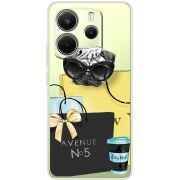 Прозорий чохол BoxFace Xiaomi Redmi Note 14 4G Fashion Pug