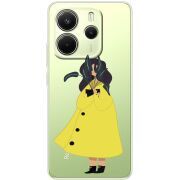 Прозорий чохол BoxFace Xiaomi Redmi Note 14 4G Just a Girl