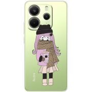 Прозорий чохол BoxFace Xiaomi Redmi Note 14 4G Winter Morning Girl