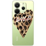 Прозорий чохол BoxFace Xiaomi Redmi Note 14 4G Wild Love