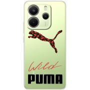 Прозорий чохол BoxFace Xiaomi Redmi Note 14 4G Wild Cat