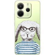 Прозорий чохол BoxFace Xiaomi Redmi Note 14 4G EU version MR. Rabbit