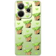Прозорий чохол BoxFace Xiaomi Redmi Note 14 4G Pattern Baby Yoda