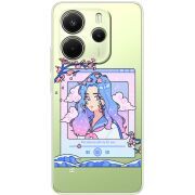 Прозорий чохол BoxFace Xiaomi Redmi Note 14 4G The Sakuras Will Cry For You
